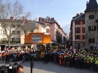 La manifestation a rassemblé 5 000 entrepreneurs dans 5 villes de Rhône-Alpes